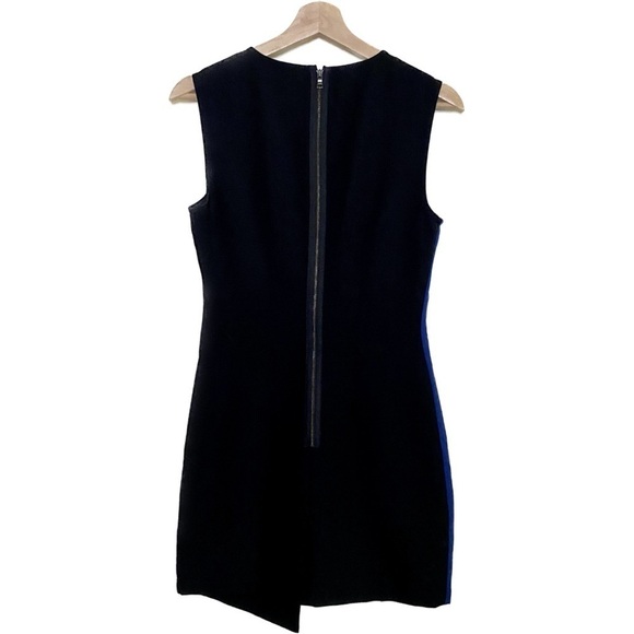 BCBG Nikole Asymmetrical Color‑Block Shift Dress • Size 0 • Like New • Business - Picture 4 of 7